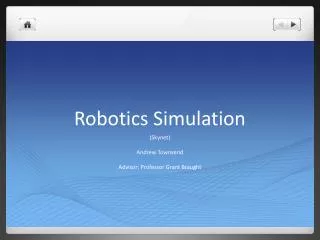Robotics Simulation