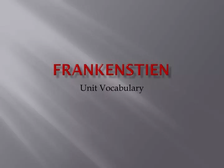 frankenstien