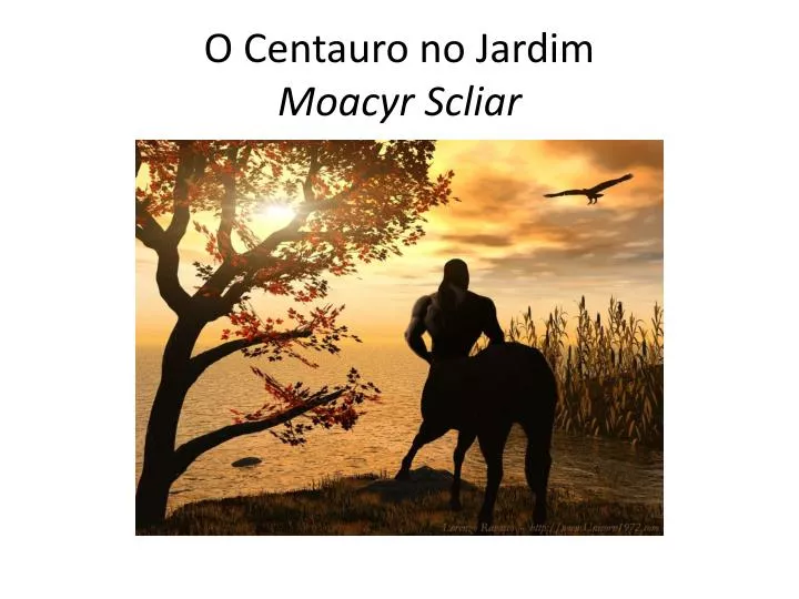 o centauro no jardim moacyr scliar