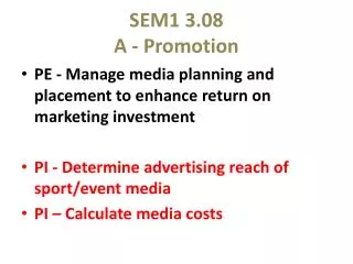 sem1 3 08 a promotion