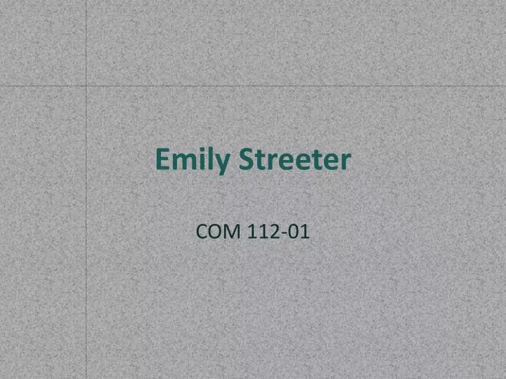 emily streeter