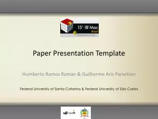 Paper Presentation Template