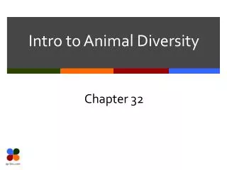 Intro to Animal Diversity