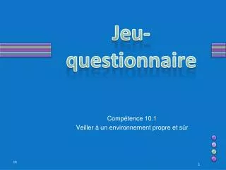 jeu questionnaire