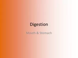 digestion