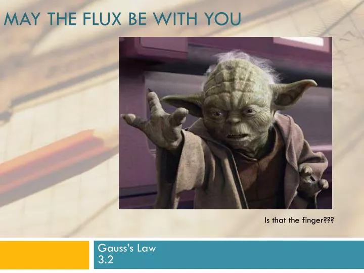 may the flux be with you
