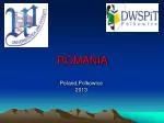 ROMANIA - slide 1