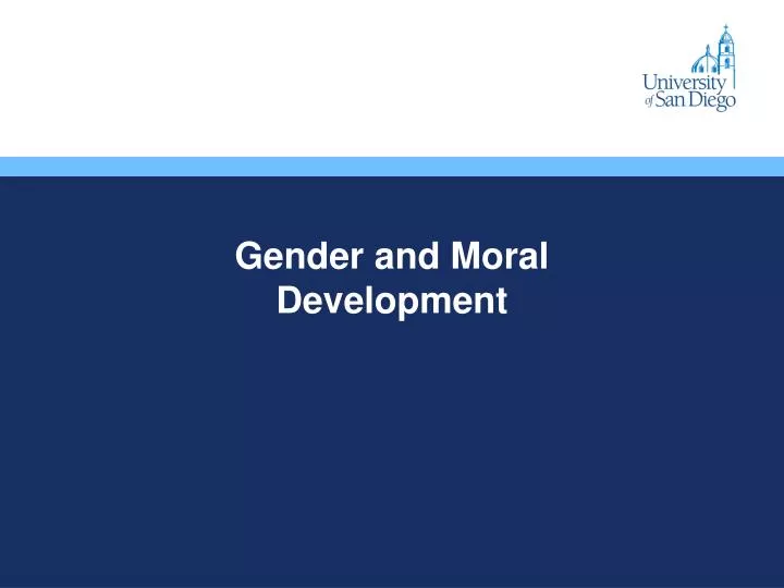 gender and moral development