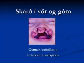 skar v r og g m