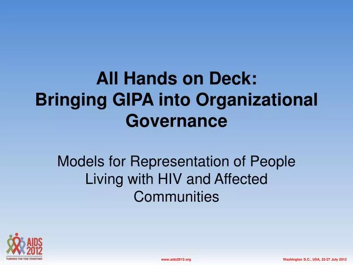 all hands on deck bringing gipa into organizational governance