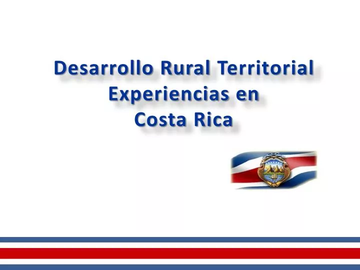 desarrollo rural territorial experiencias en costa rica