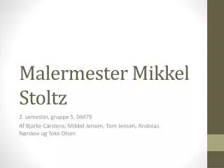 malermester mikkel stoltz