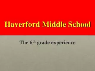 Haverford Middle School