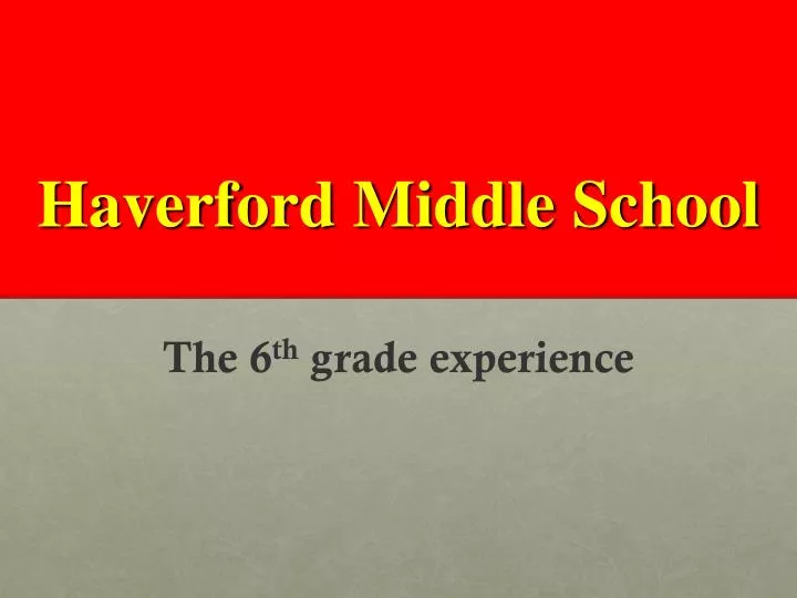 haverford middle school