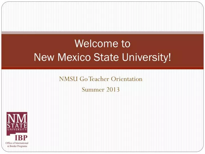 welcome to new mexico state university
