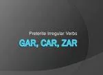 GAR, CAR, ZAR - slide 1