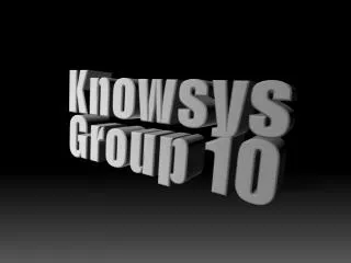 Knowsys Group 10