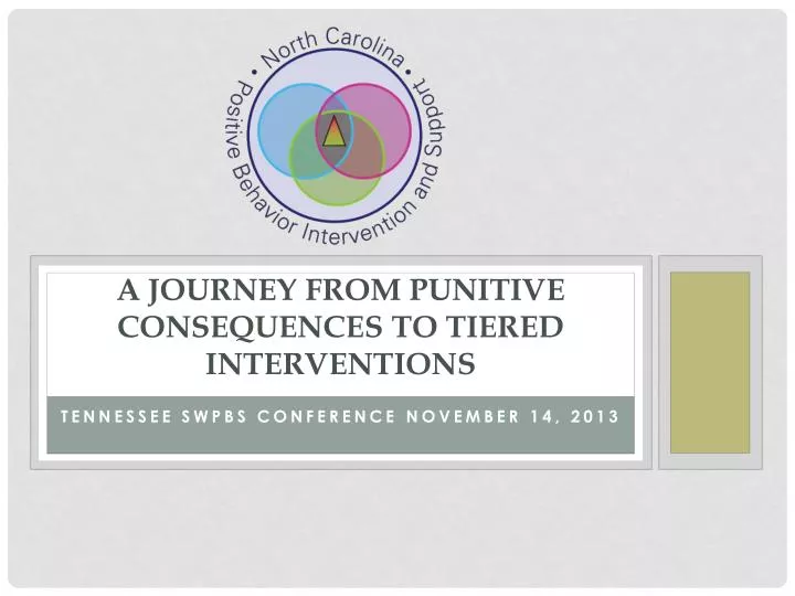 a journey from punitive consequences to tiered interventions