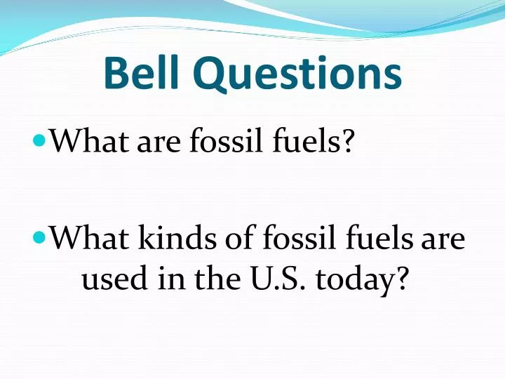 bell questions
