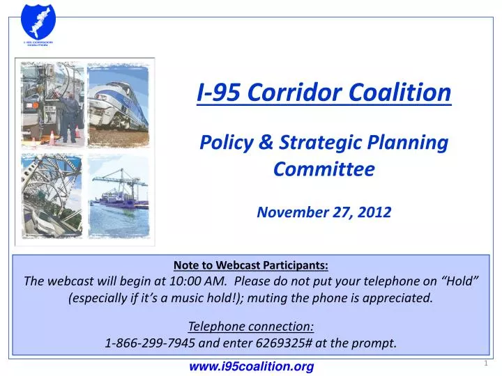 i 95 corridor coalition policy strategic planning committee november 27 2012