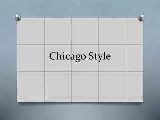 Chicago Style