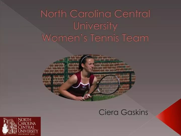 north carolina central university women s tennis team