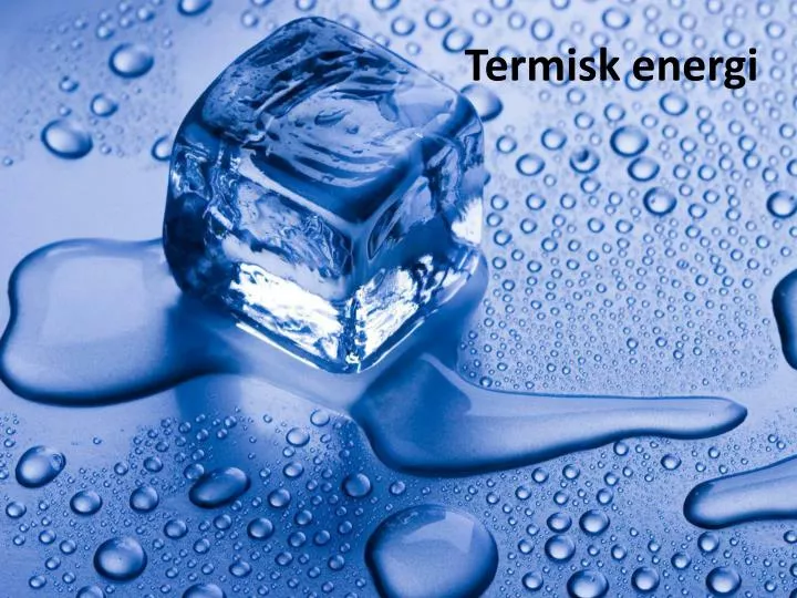 termisk energi