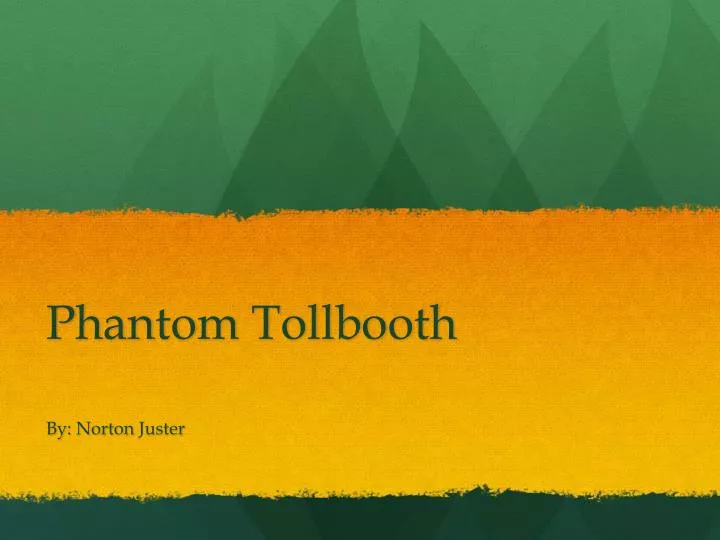 phantom tollbooth