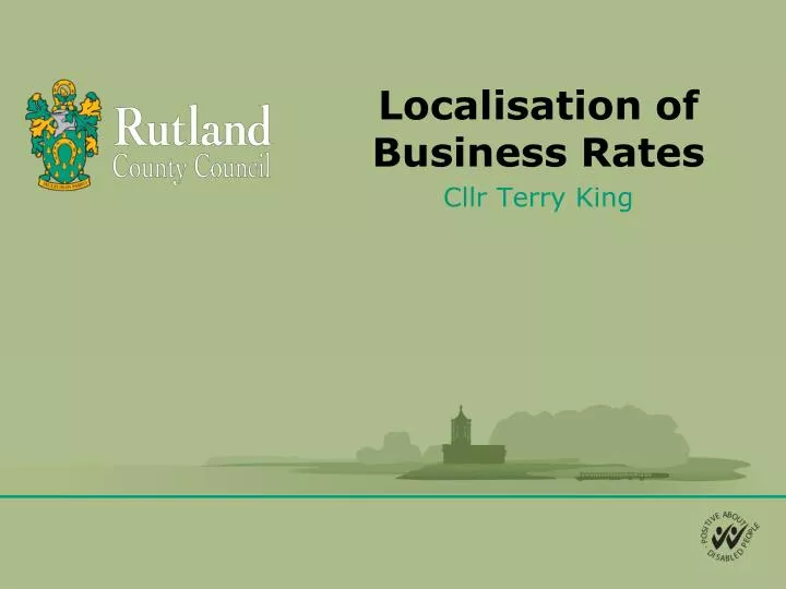 localisation of business rates
