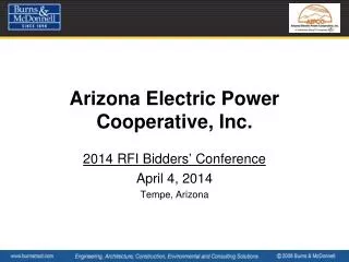 Arizona Electric Power Cooperative, Inc.