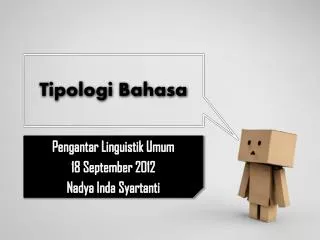 tipologi bahasa