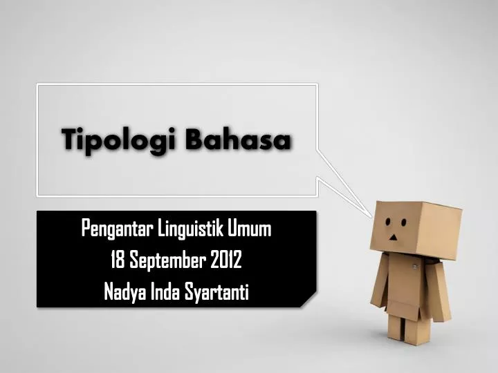 tipologi bahasa