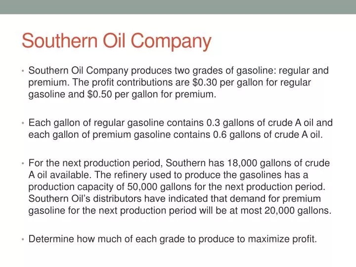 southern oil company
