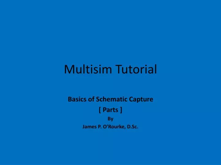 multisim tutorial
