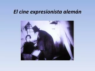 El cine expresionista alemán