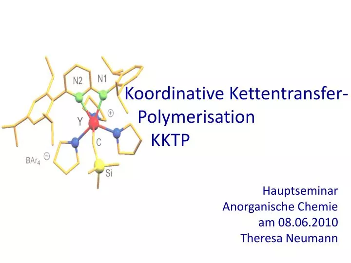 koordinative kettentransfer polymerisation kktp