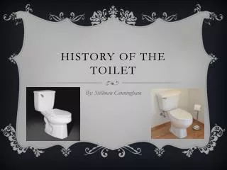 History Of the toilet