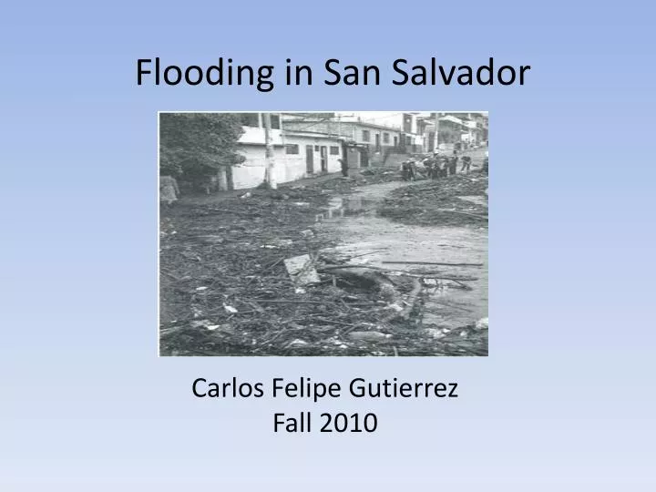 flooding in san salvador