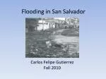 Flooding in San Salvador