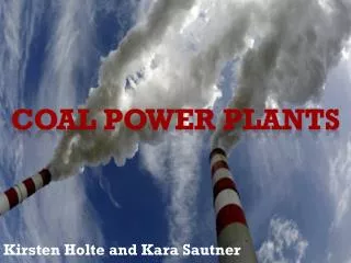 Coal power plants