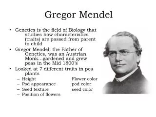 Gregor Mendel