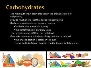 Carbohydrates