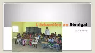 l ducation au s n gal