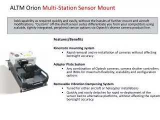 ALTM Orion Multi-Station Sensor Mount