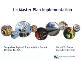 I-4 Master Plan Implementation