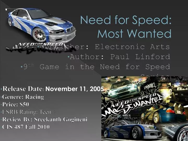 Need For Speed Most Wanted, #1 Free PC Download