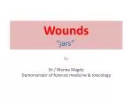 Wounds “jars” - slide 1