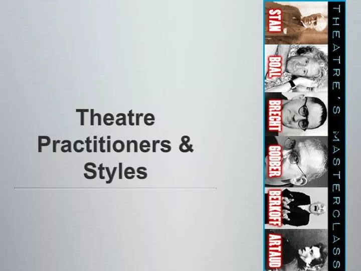 theatre practitioners styles