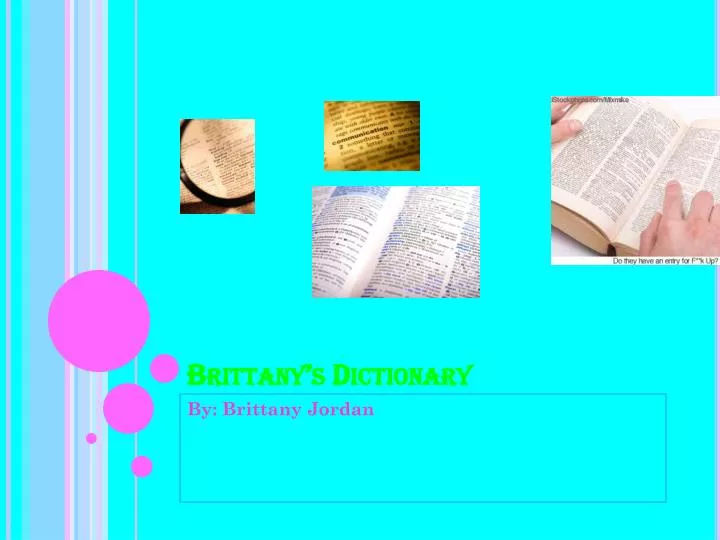 brittany s dictionary