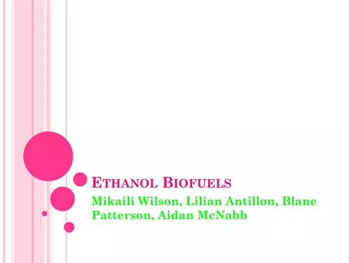 ethanol biofuels
